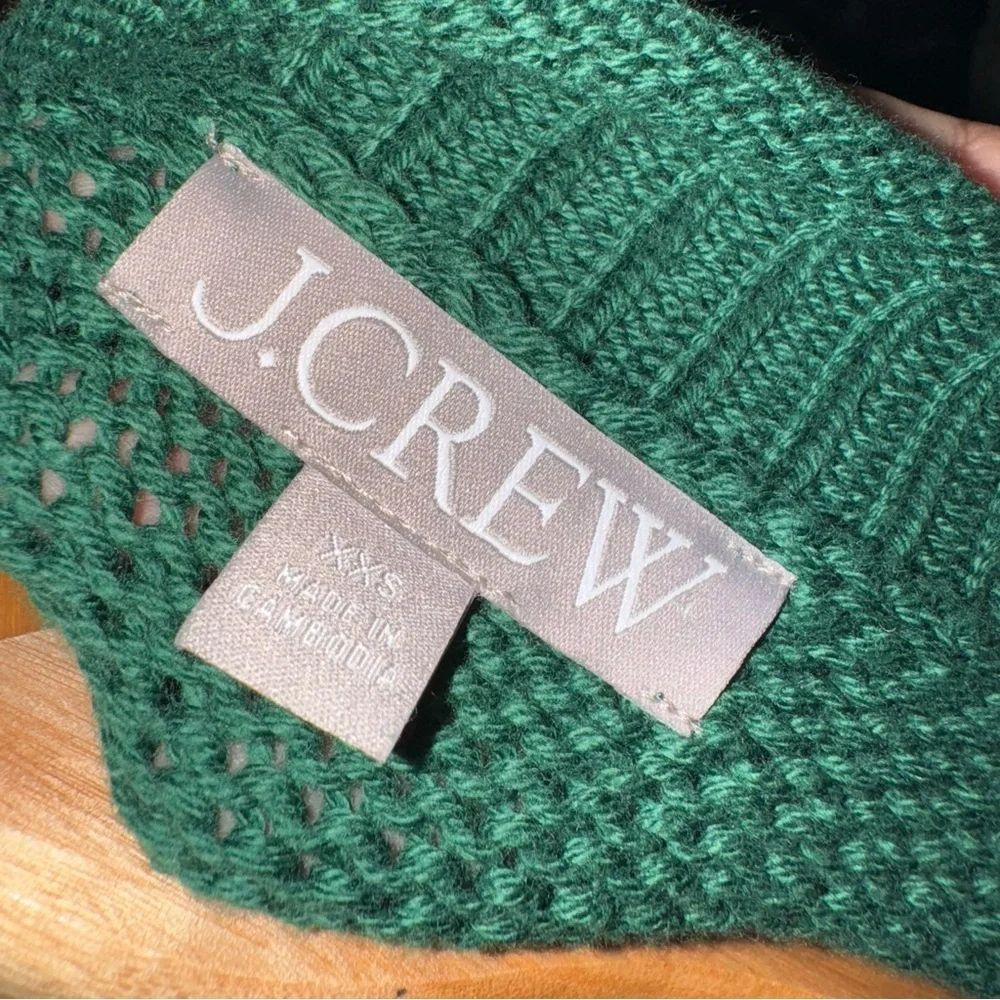 J Crew heritage cotton roll neck sweater size xxs - Picture 4 of 6